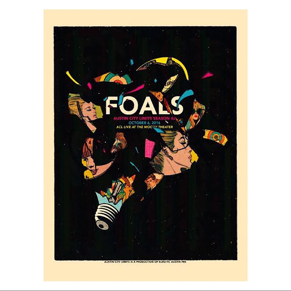 RARE AND NUMBERED Foals Music Poster
